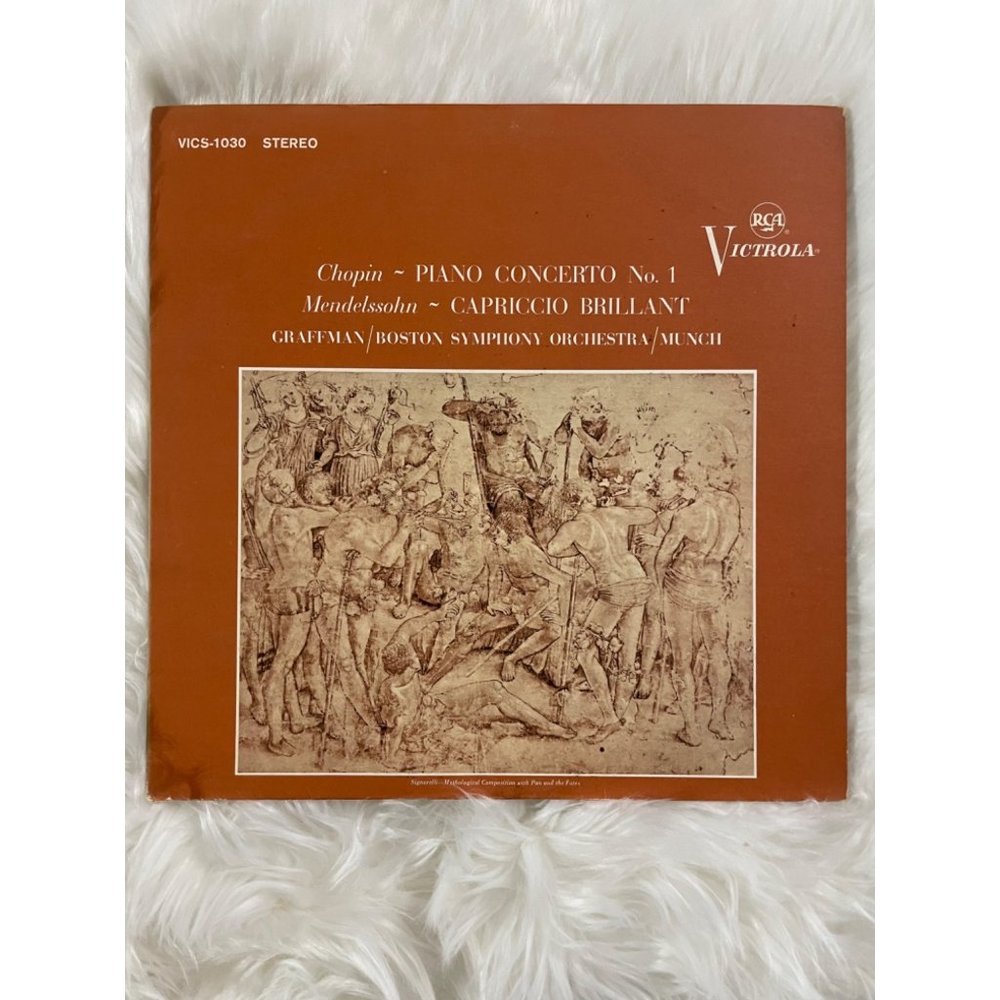 Classical Vinyl Gary Graffman Playing Chopin Piano Concerto No.1 and Mendelsohn